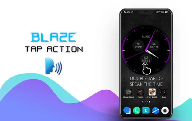 Blaze Clock Live Wallpaper android App screenshot 6